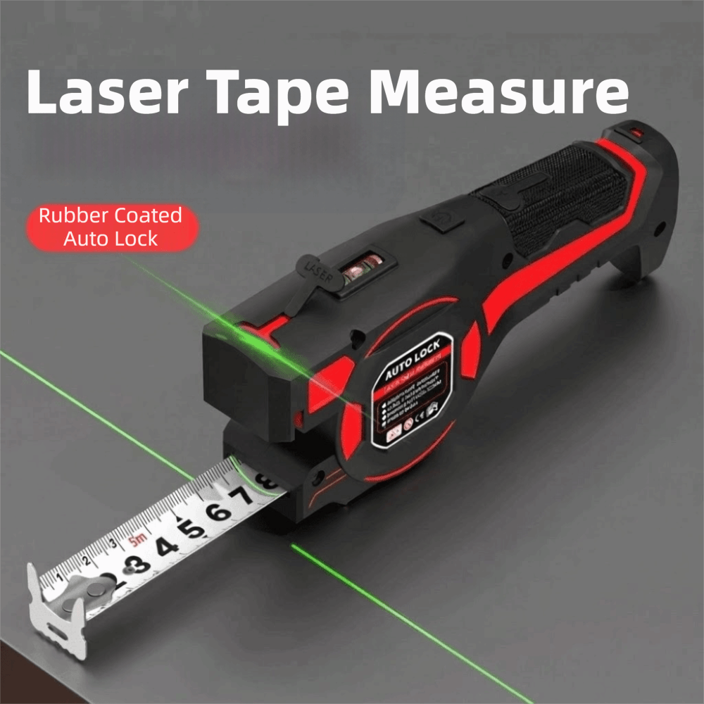 Industrial Laser Cleaner - Mètre à ruban laser 3-en-1 rétractable