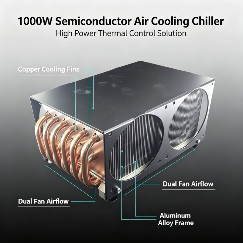 Industrial Laser Equipment - Refroidisseur d'air semi-conducteur Peltier 1000W, refroidisseur
