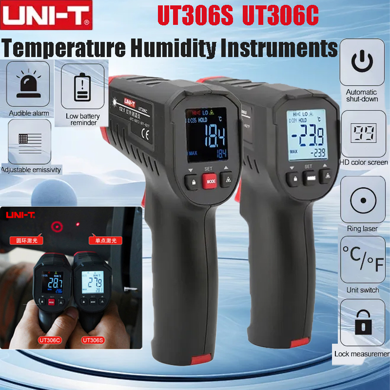 UNI-T UT306S UT306C thermomètr - Industrial Laser Sensor avis et prix
