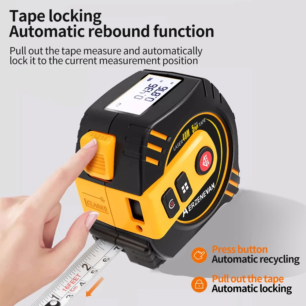 Mètre laser 80m, outil de mesu - Industrial Laser Sensor avis et prix